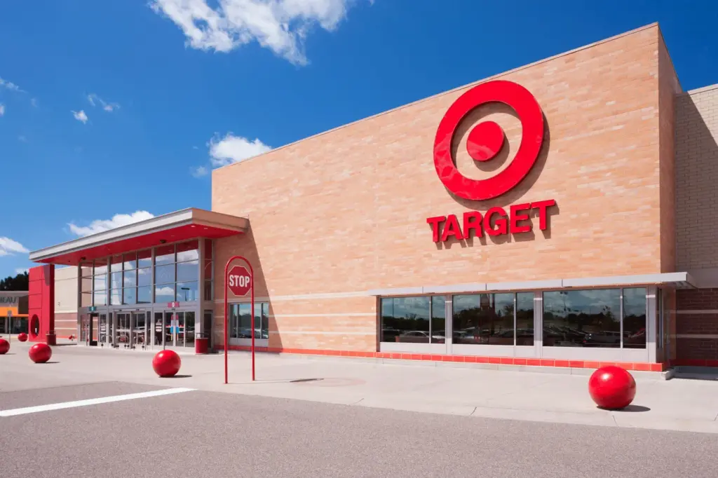 Target retail store exterior on a sunny day, reflecting the company’s public presence.