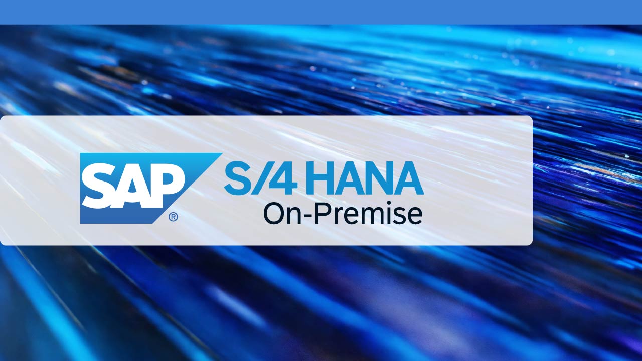 Sap S4hana On Premise