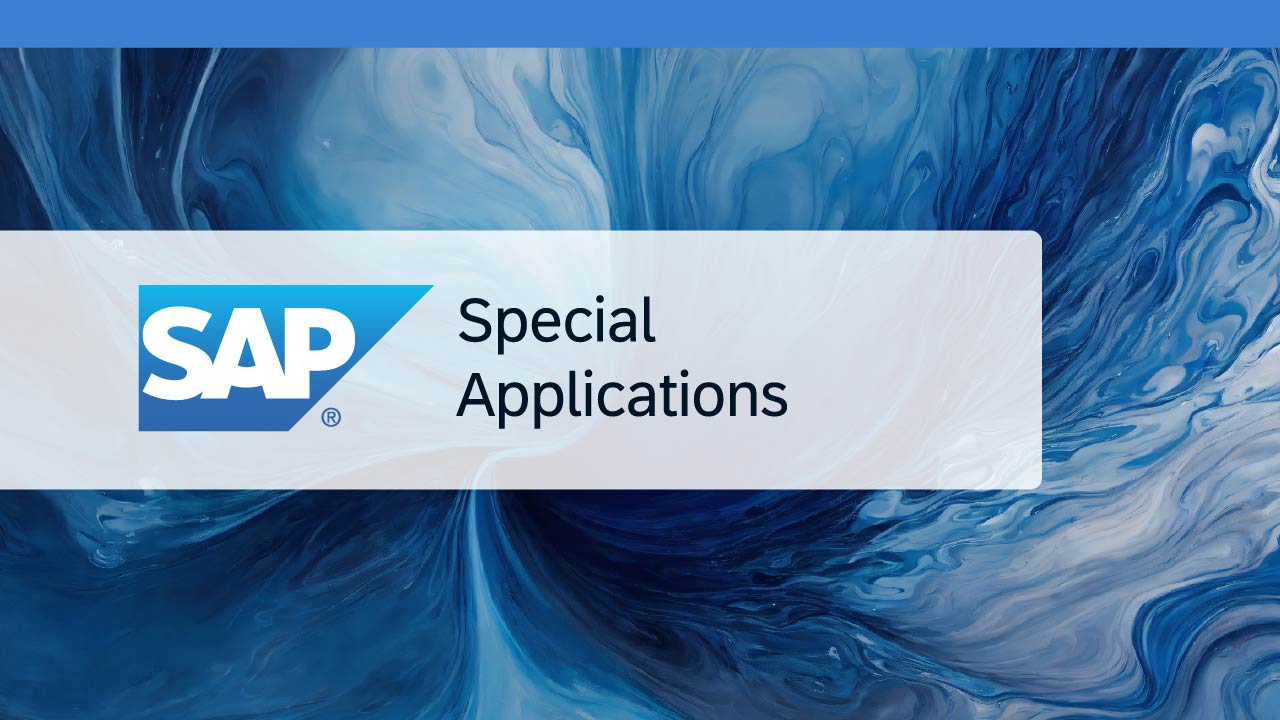 Sap Special Applications